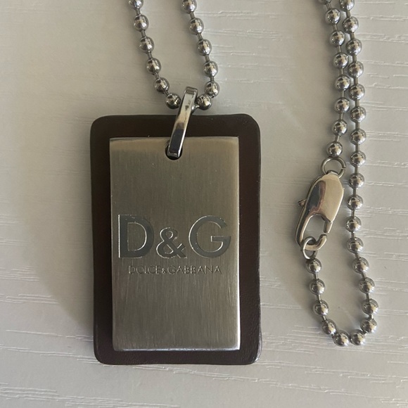 Dolce & Gabbana Other - Dolce Gabbana Dg Dog Tag Necklace